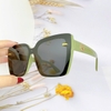 Mắt Kính Thời Trang Nữ - Kính Gucci Nữ Vuông Đen Gọng Xanh Bơ Cao Cấp 3965