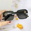 Mắt Kính Thời Trang Nữ - Kính Gucci Nữ Vuông Đen Mặt Cắt Bầu Đính Ong Full Box Mã 829