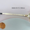 Mắt Kính Thời Trang Nữ - Kính Gucci Nữ Vuông Đen Mặt Cắt Gọng Kim Loại Cao Cấp Kèm Hộp X6026