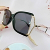 Mắt Kính Thời Trang Nữ - Kính Gucci Nữ Vuông Đen Mặt Cắt Gọng Kim Loại Cao Cấp Kèm Hộp X6026