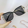 Mắt Kính Thời Trang Nữ - Kính Gucci Nữ Vuông Đen Mặt Cắt Gọng Kim Loại Cao Cấp Kèm Hộp X6026