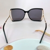 Mắt Kính Thời Trang Nữ - Kính Gucci Nữ Vuông Đen Mặt Cắt Gọng Kim Loại Cao Cấp Kèm Hộp X6026
