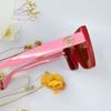 Mắt Kính Thời Trang Nữ - Kính Gucci Nữ Vuông Đen Nâu Gọng Hồng Form Nhỏ Cao Cấp Mã 3965