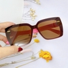 Mắt Kính Thời Trang Nữ - Kính Gucci Nữ Vuông Đen Nâu Gọng Hồng Form Nhỏ Cao Cấp Mã 3965