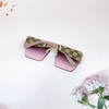Mắt Kính Thời Trang Nữ - Kính Gucci Nữ Vuông Màu Hồng Tím Khói Tràn Viền Gọng Sữa Cao Cấp Mã 2206