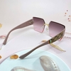 Mắt Kính Thời Trang Nữ - Kính Gucci Nữ Vuông Màu Hồng Tím Khói Tràn Viền Gọng Sữa Cao Cấp Mã 2206
