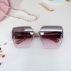 Mắt Kính Thời Trang Nữ - Kính Gucci Nữ Vuông Màu Hồng Tím Khói Tràn Viền Gọng Sữa Cao Cấp Mã 2206
