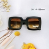 Mắt Kính Thời Trang Nữ - Kính Gucci Nữ Vuông Màu Nâu Cao Cấp Full Box Mã 827