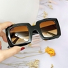 Mắt Kính Thời Trang Nữ - Kính Gucci Nữ Vuông Màu Nâu Cao Cấp Full Box Mã 827