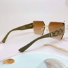 Mắt Kính Thời Trang Nữ - Kính Gucci Nữ Vuông Màu Nâu Tràn Viền Gọng Sữa Cao Cấp Mã 2206