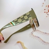 Mắt Kính Thời Trang Nữ - Kính Gucci Nữ Vuông Màu Nâu Tràn Viền Gọng Sữa Cao Cấp Mã 2206
