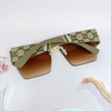 Mắt Kính Thời Trang Nữ - Kính Gucci Nữ Vuông Màu Nâu Tràn Viền Gọng Sữa Cao Cấp Mã 2206