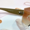 Mắt Kính Thời Trang Nữ - Kính Gucci Nữ Vuông Màu Nâu Tràn Viền Gọng Sữa Cao Cấp Mã 2206