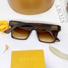 Mắt Kính Thời Trang Nữ - Kính Gucci Nữ Vuông Nâu Cao Cấp Kèm Hộp Hãng Mã 5006