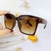 Mắt Kính Thời Trang Nữ - Kính Gucci Nữ Vuông Nâu Cao Cấp Kèm Hộp Hãng Mã 5006