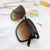 Mắt Kính Thời Trang Nữ - Kính Gucci Nữ Vuông Nâu Form Nhỏ Full Box Mã Z65-104