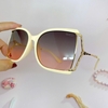 Mắt Kính Thời Trang Nữ - Kính Gucci Nữ Vuông Ombre Hồng Mặt Cắt Gọng Kim Loại Cao Cấp Kèm Hộp X6026
