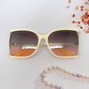 Mắt Kính Thời Trang Nữ - Kính Gucci Nữ Vuông Ombre Hồng Mặt Cắt Gọng Kim Loại Cao Cấp Kèm Hộp X6026