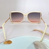 Mắt Kính Thời Trang Nữ - Kính Gucci Nữ Vuông Ombre Hồng Mặt Cắt Gọng Kim Loại Cao Cấp Kèm Hộp X6026