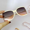 Mắt Kính Thời Trang Nữ - Kính Gucci Nữ Vuông Ombre Hồng Mặt Cắt Gọng Kim Loại Cao Cấp Kèm Hộp X6026