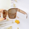 Mắt Kính Thời Trang Nữ - Kính Gucci Nữ Vuông Trà Cao Cấp Kèm Hộp Hãng Mã 5006
