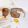Mắt Kính Thời Trang Nữ - Kính Gucci Nữ Vuông Trà Cao Cấp Kèm Hộp Hãng Mã 5006