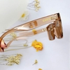 Mắt Kính Thời Trang Nữ - Kính Gucci Nữ Vuông Trà Cao Cấp Kèm Hộp Hãng Mã 5006