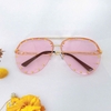 Mắt Kính Thời Trang Nữ - Kính Louis Vuitton Nữ Màu Hồng Pastel Đinh Tán Gọng Kim Loại Mã Z0922U