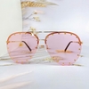 Mắt Kính Thời Trang Nữ - Kính Louis Vuitton Nữ Màu Hồng Pastel Đinh Tán Gọng Kim Loại Mã Z0922U