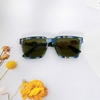 Mắt Kính Thời Trang Nữ - Kính Louis Vuitton Nữ Vuông Xanh Rêu Gọng Kim Loại Cao Cấp 6017