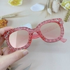 Mắt Kính Thời Trang Nữ - Kính Râm Nữ Màu Hồng Tráng Gương Đính Ngôi Sao Cao Cấp 5700