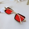Mắt Kính Thời Trang Nữ - Kính Salvatore Ferragamo Nữ Màu Cam Gọng Kim Loại Cao Cấp