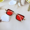 Mắt Kính Thời Trang Nữ - Kính Salvatore Ferragamo Nữ Màu Cam Gọng Kim Loại Cao Cấp