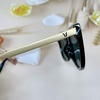 Mắt Kính Thời Trang Nữ - Kính V Nữ Màu Đen Gọng Kim Loại Cao Cấp Mã 5504