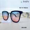 Mắt Kính Thời Trang Nữ - Kính V Nữ Ombre Hồng Xanh Viền Kim Loại Cao Cấp Mã Z65-083