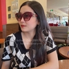 Mắt Kính Thời Trang Nữ Mắt Mèo - Kính Chanel Nữ Đỏ Mận Gọng Đính Logo Hãng