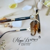 Mắt Kính Thời Trang Nữ Tròng Bầu - Kính Chanel Nữ Nâu Gọng Hoa Tròng Polarized Cao Cấp 1725