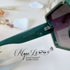 Mắt Kính Thời Trang Nữ Tròng Vuông - Kính Chanel Nữ Đen Gọng Xanh Olive Mã 6023