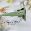 Mắt Kính Thời Trang Nữ Tròng Vuông - Kính Chanel Nữ Màu Đen Gọng Màu Xanh Bơ Mã 6023