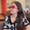 Mắt Kính Valentino Nữ Form Nhỏ Màu Đỏ Cao Cấp 8698