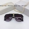 Mắt Kính Versace Đen Vuông Unisex Cao Cấp Full Box