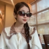 Mắt Kính Versace Nữ Thời Trang Cao Cấp Vuông Đen 4382