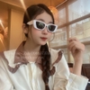 Mắt Kính Versace Nữ Thời Trang Cao Cấp Vuông Trắng 4382