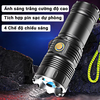 Đèn Pin Corisu RB1122 Siêu Sáng Zoom Xa Gần - Chiếu Xa 500M - Pin Sạc USB - Chống Nước - Đèn Pin Cầm Tay Cao Cấp