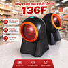 Máy quét mã vạch đa tia Corisu 136F 2D quét tất cả các loại mã siêu nhanh nhạy 12 tháng Bảo hành