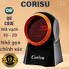 Máy quét mã vạch đa tia Corisu 136F 2D quét tất cả các loại mã siêu nhanh nhạy 12 tháng Bảo hành