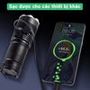 Đèn Pin Corisu RB1122 Siêu Sáng Zoom Xa Gần - Chiếu Xa 500M - Pin Sạc USB - Chống Nước - Đèn Pin Cầm Tay Cao Cấp