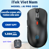 Chuột thông minh phiên dịch ITek AI Pro mẫu 2026 dịch văn bản chuyển giọng nói thành văn bản, tích hợp Chat GPT