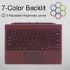 Bàn phím Surface kết nối Bluetooth Có đèn nền cho Surface Pro 3/4/5/6/7, Pro 8/9/ X/ 10/11 GO/GO2/GO3/GO4, Pro 12 New 100%