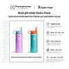 Bình nước giữ nhiệt dành cho trẻ Hydro Flask Kids 18 oz Wide Mouth Straw Cap and Boot 532 ml – w18cswbb.